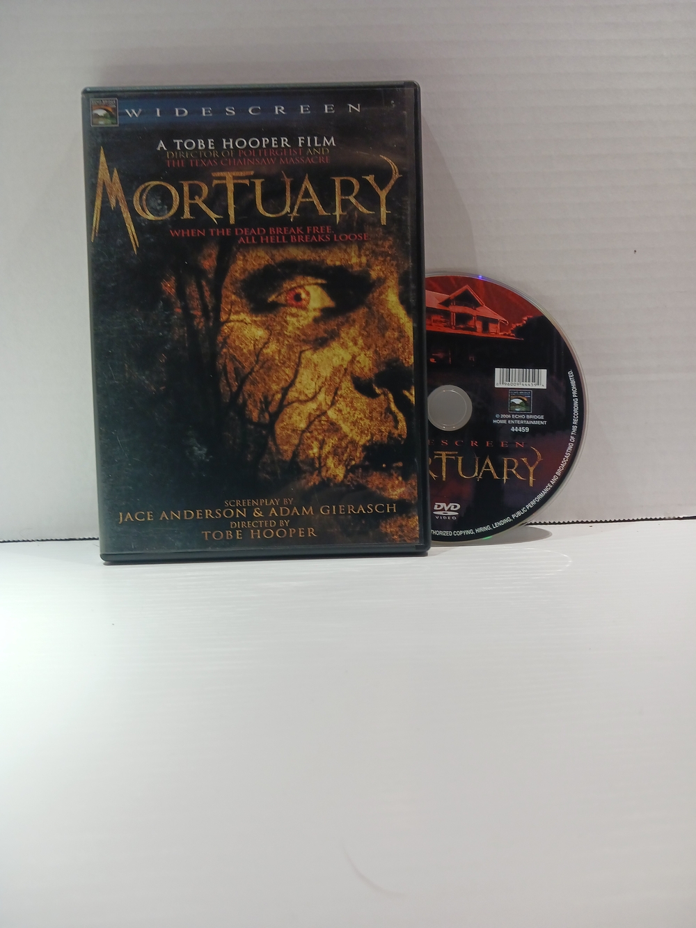 widescreen DVD release of the 2005 horror film Mortuary